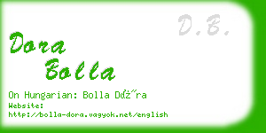 dora bolla business card